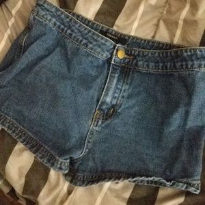Forever 21 jean short shorts